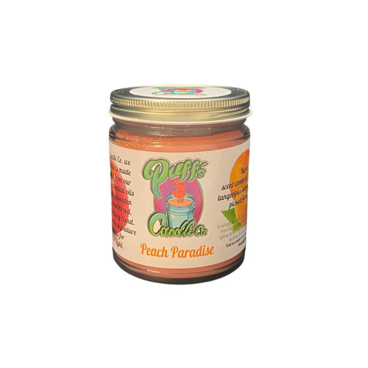 Puffs Candle Co. Peach Paradise - 9 oz
