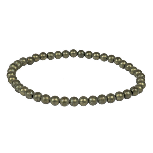 Pyrite Bracelet - 4mm