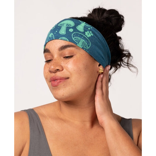 Retro Mushrooms Boho Headband