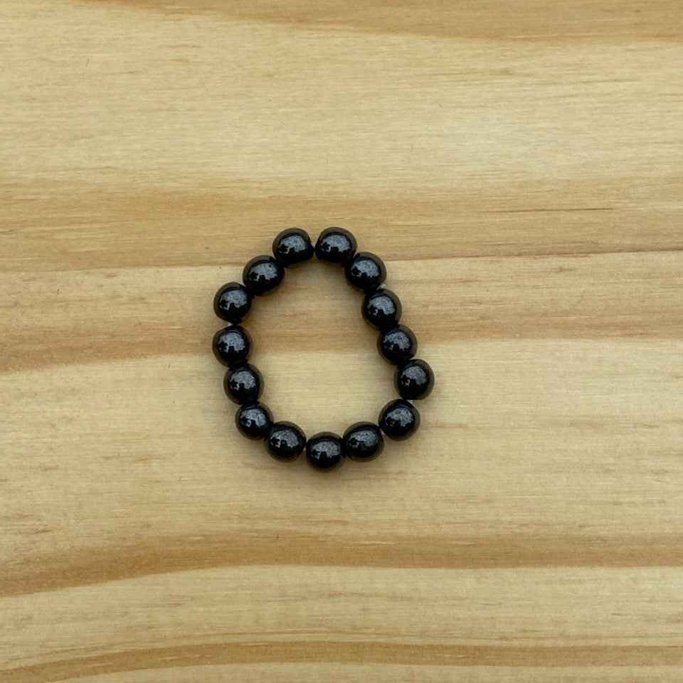 Gemstone Stretch Ring - Hematite SALE