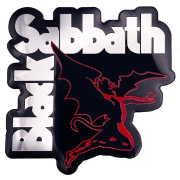 Black Sabbath Demon Logo Metal Sticker