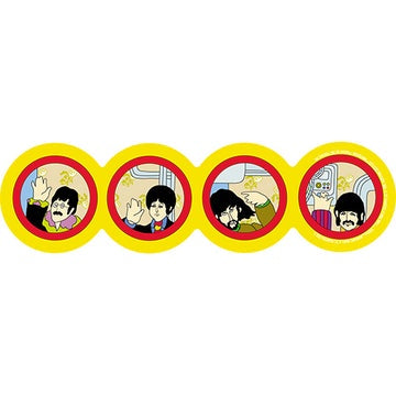 The Beatles Yellow Submarine Windows Sticker