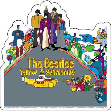 The Beatles Yellow Submarine Album Cover Sticker
