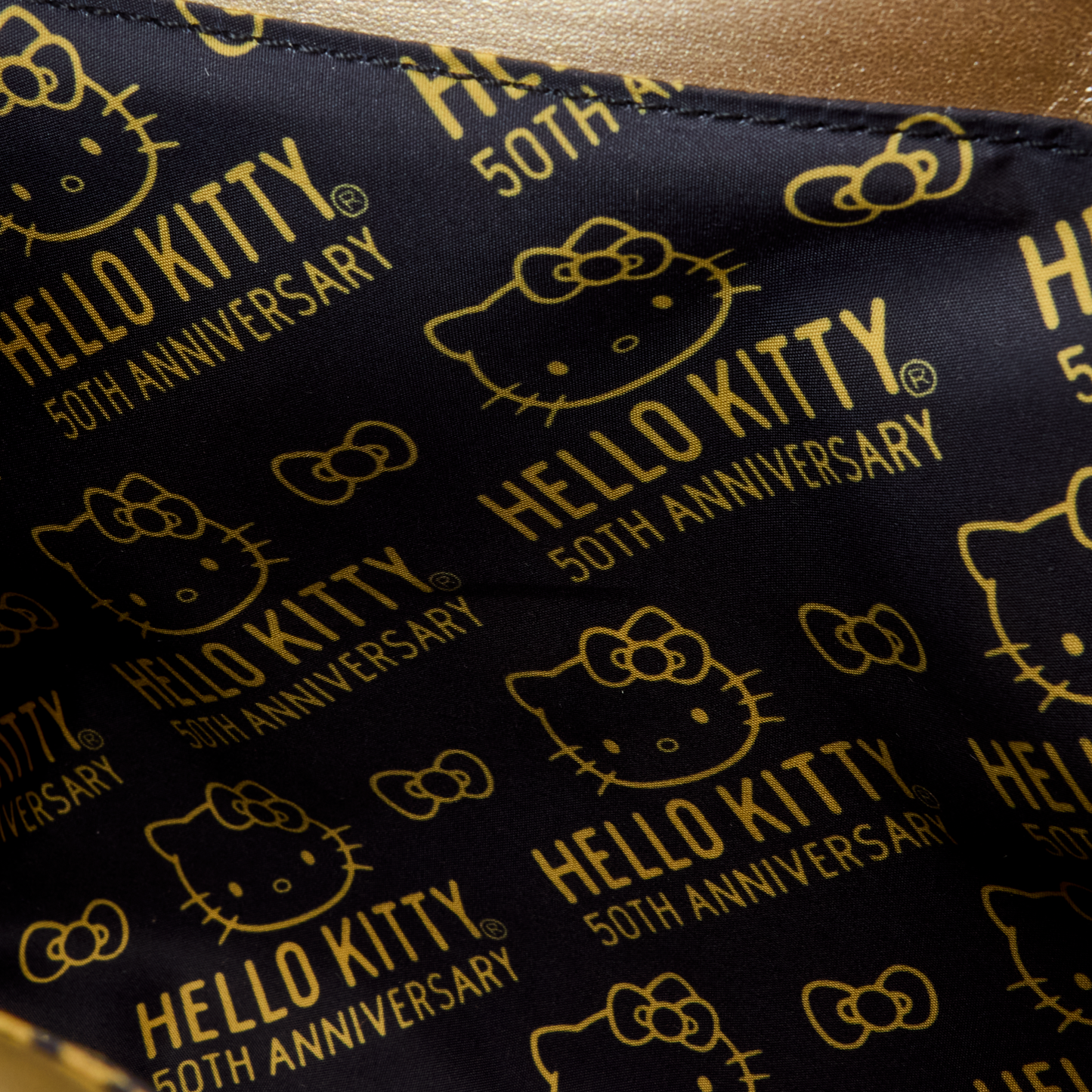 Loungefly Sanrio 50th Anniversary Metallic Gold Crossbody SALE
