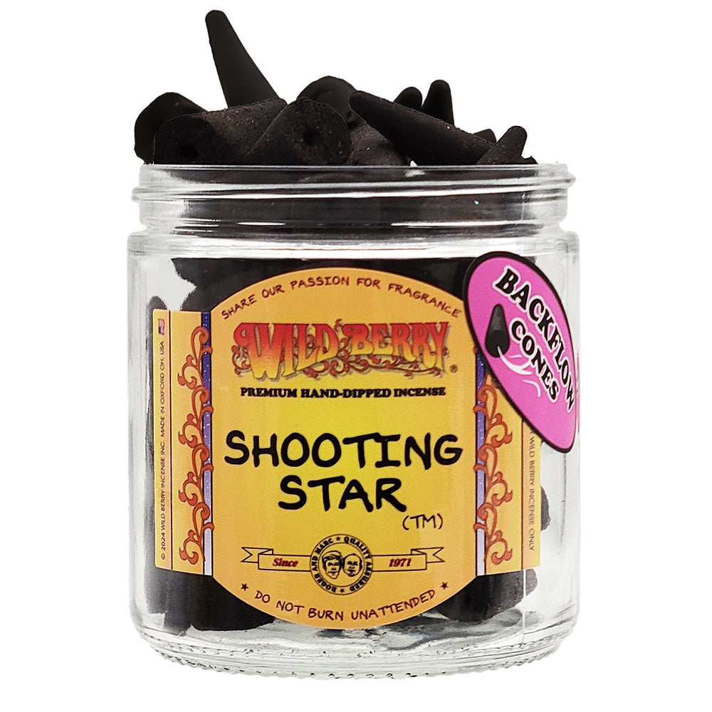 Shooting Star Wild Berry Backflow Incense Cones