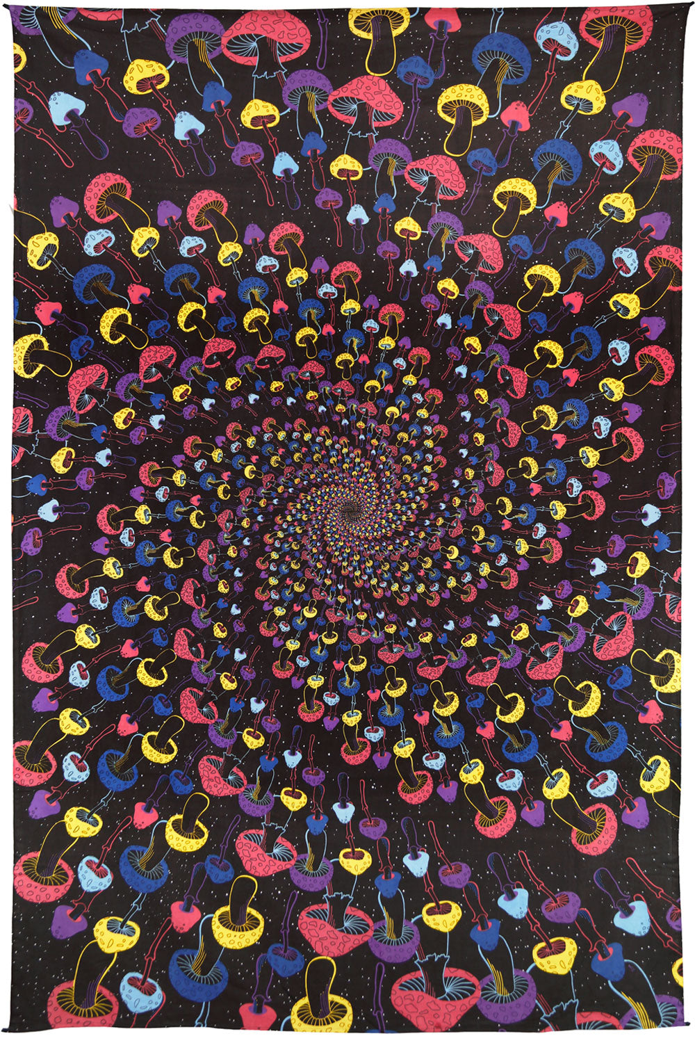Shroom Spiral Tapestry