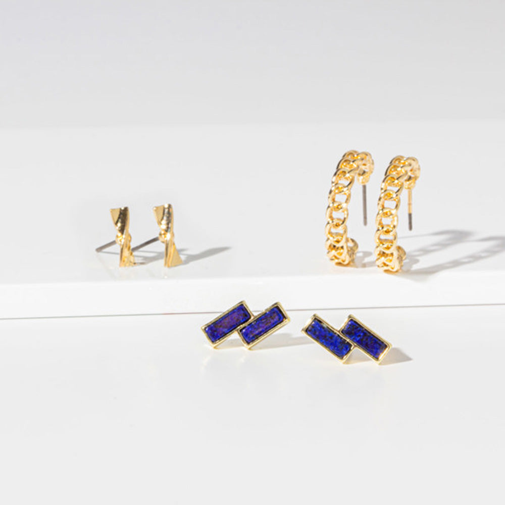 Soul Stacks Lapis Terra Stone Mix & Match Earring Stack