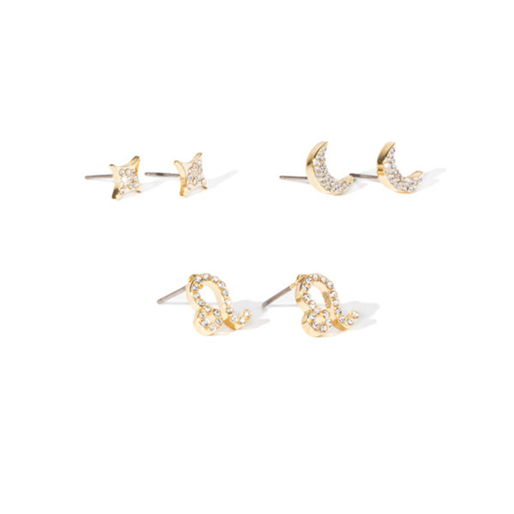 Soul Stacks Leo Star Sign Mix & Match Earring Stack