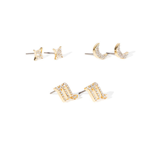 Soul Stacks Scorpio Star Sign Mix & Match Earring Stack