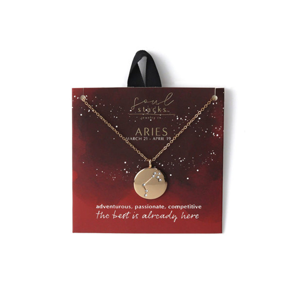 Soul Stacks Star Sign Aries Pendant