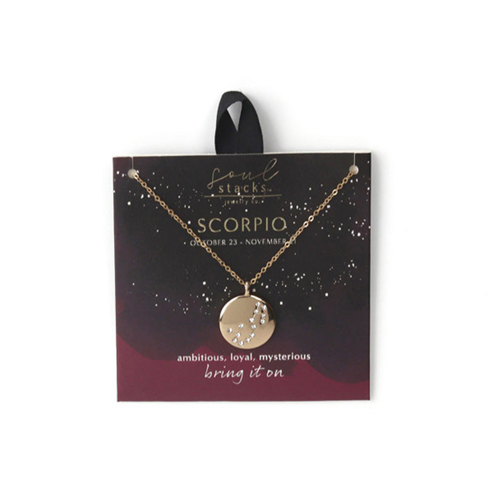 Soul Stacks Star Sign Scorpio Pendant