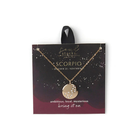 Soul Stacks Star Sign Scorpio Pendant