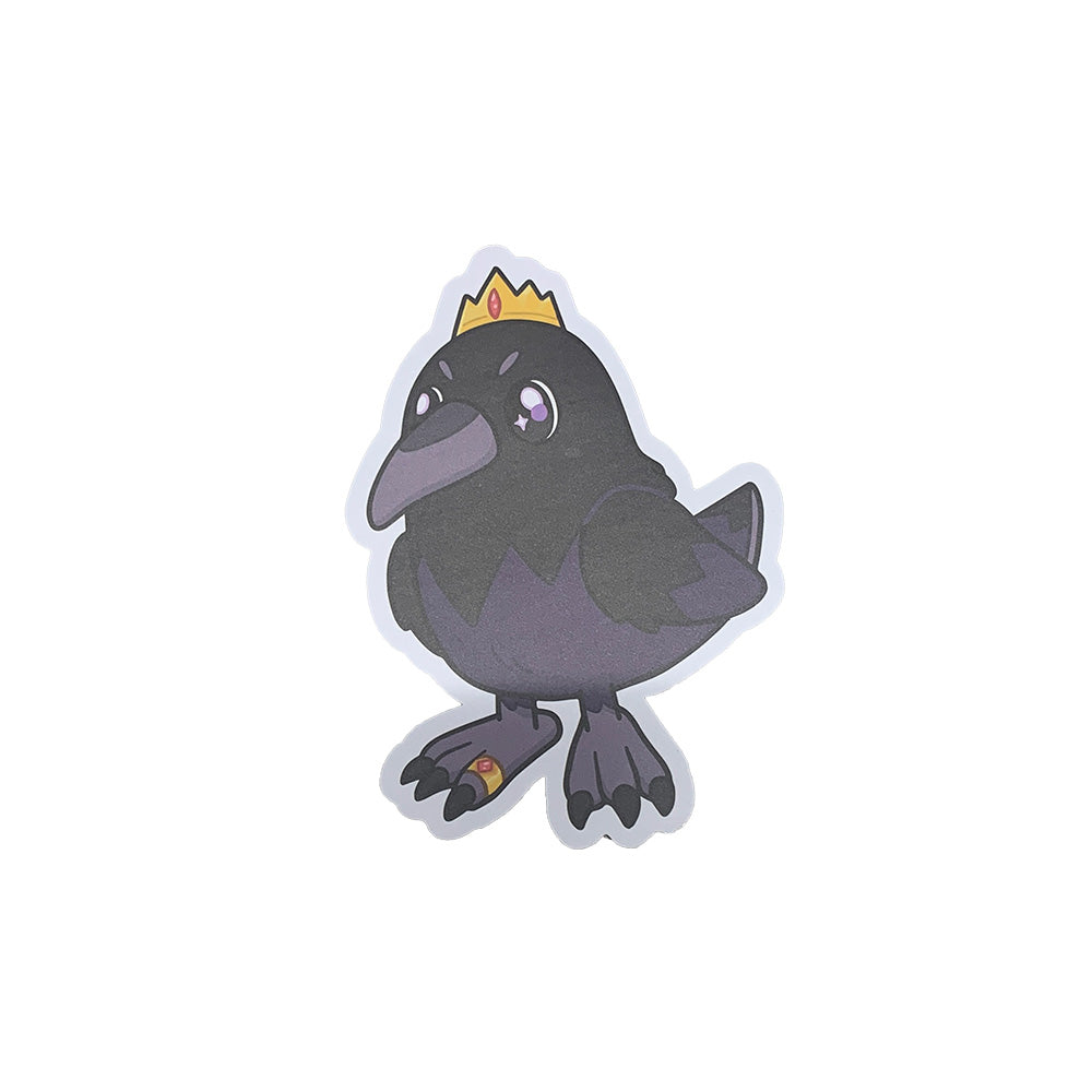 Squishables King Raven Sticker