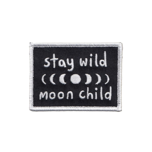 Stay Wild Moon Child Iron-On Patch