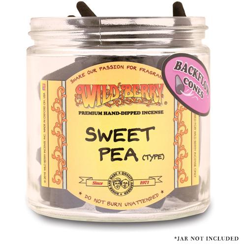 Sweet Pea (Type) Wild Berry Backflow Incense Cones