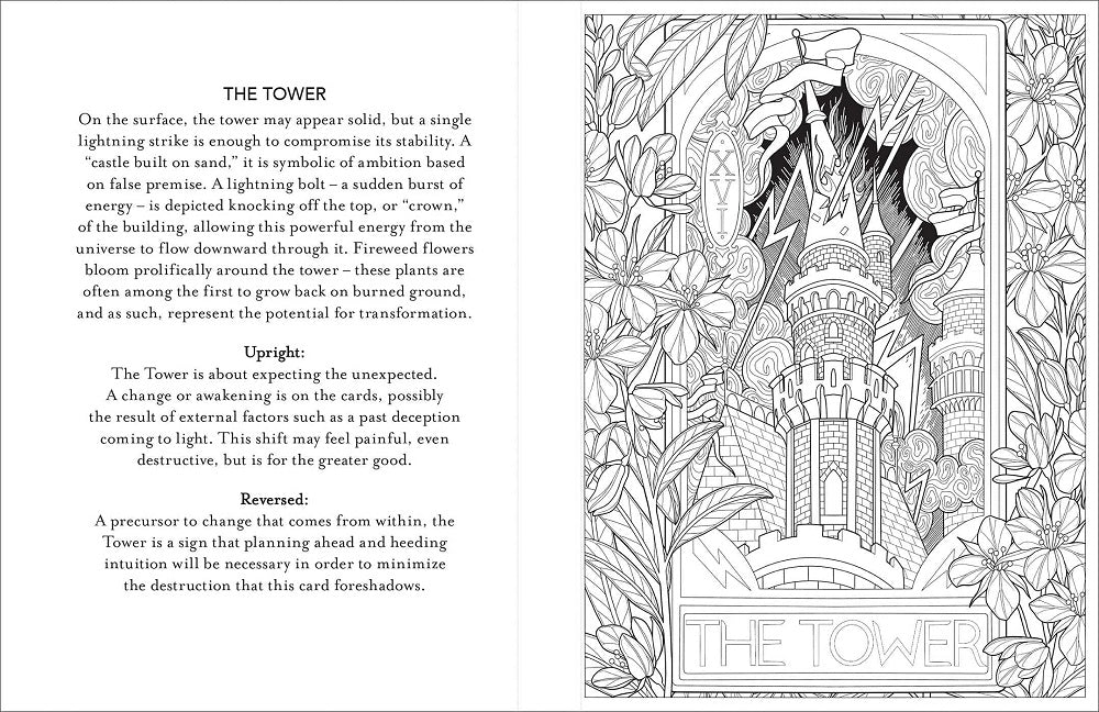 Tarot Coloring Book