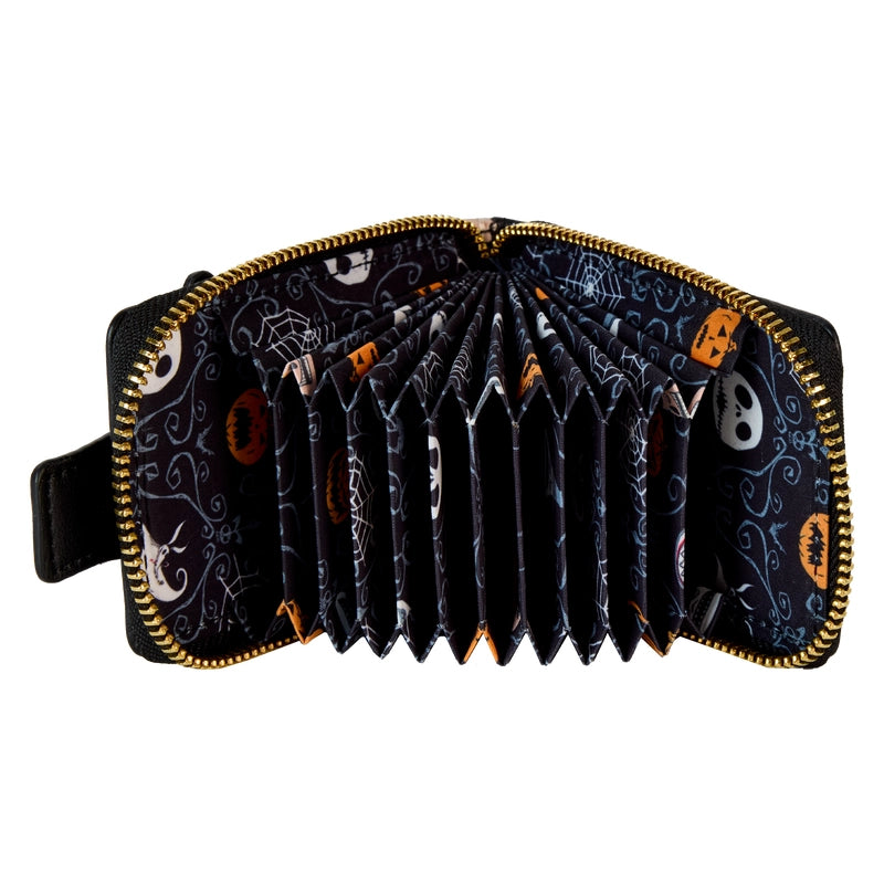 Loungefly The Nightmare Before Christmas Mayor Cosplay Lenticular Accordion Zip Around Wallet SALE