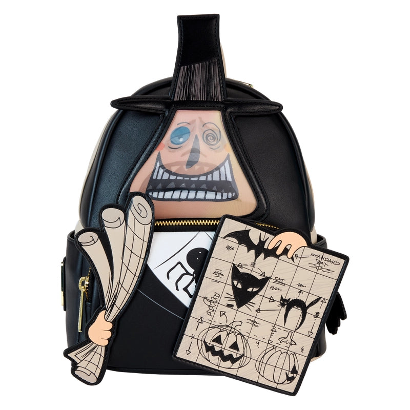 Loungefly The Nightmare Before Christmas Mayor with Plans Cosplay Lenticular Mini Backpack SALE