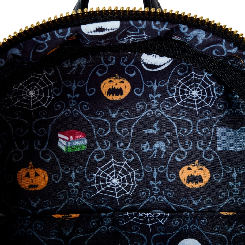 Loungefly The Nightmare Before Christmas Scientific Method Bedtime Jack Cosplay Glow Mini Backpack SALE
