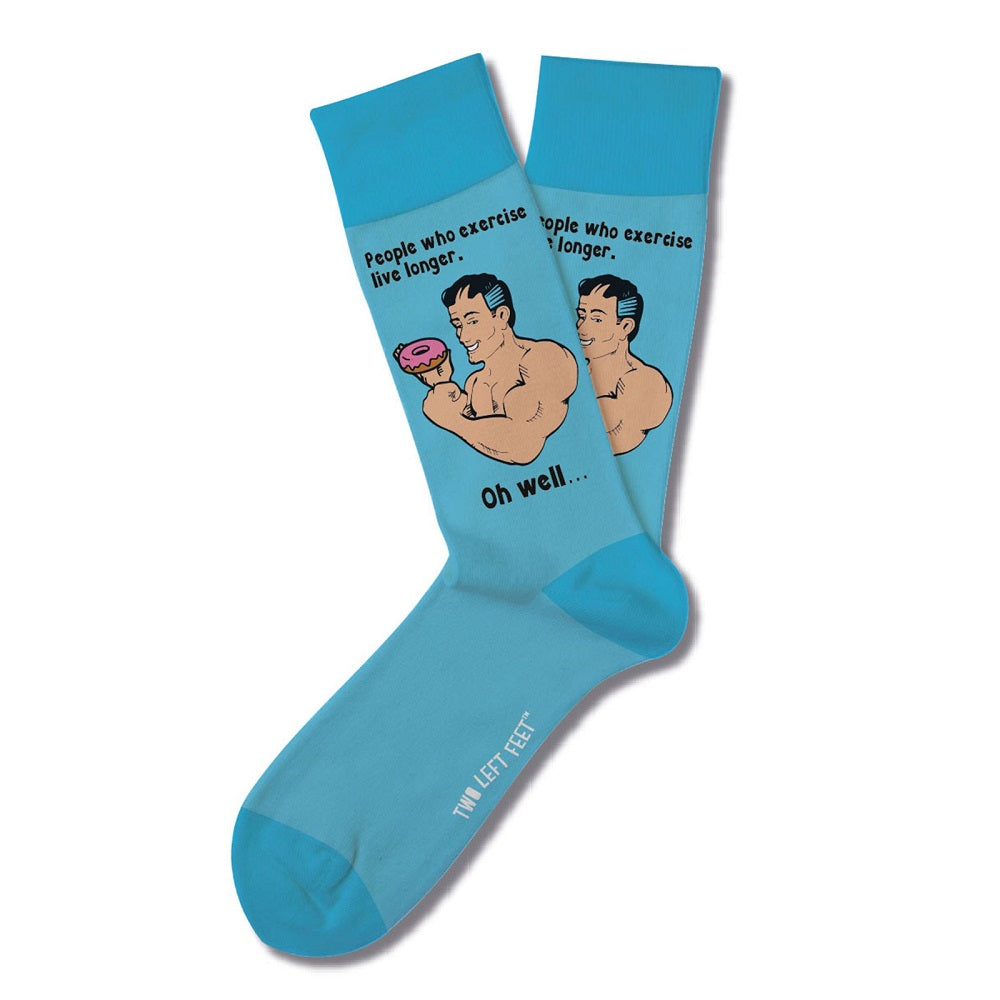 Two Left Feet® Retro Remix Socks - People Who Exercise SALE