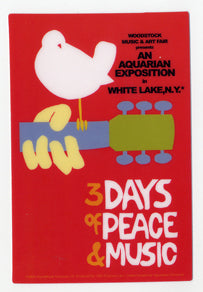 Woodstock Poster Sticker