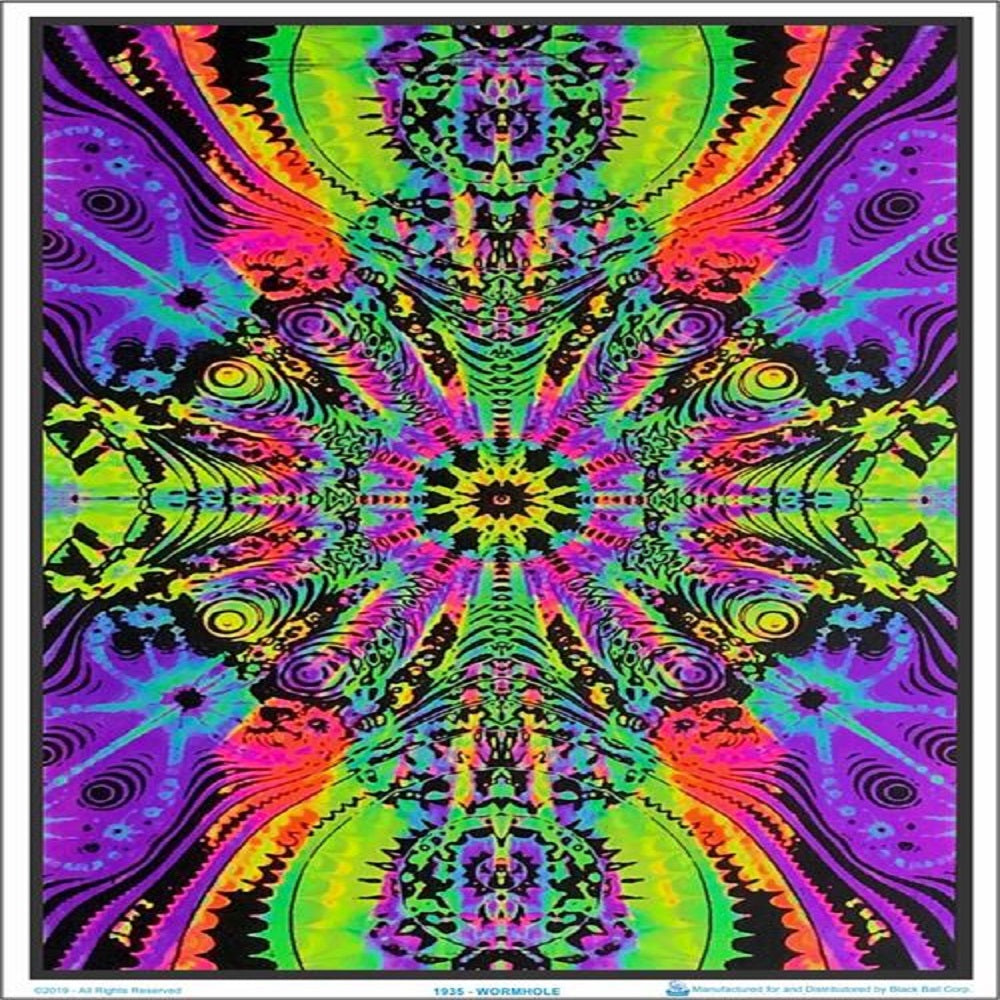 Wormhole Blacklight Poster