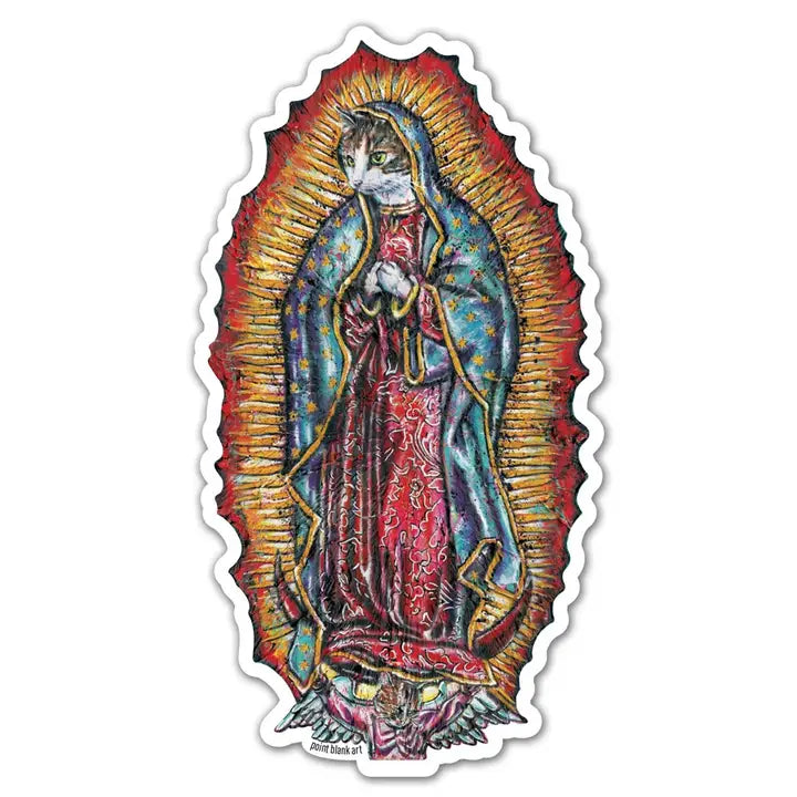 Virgin Meowy Sticker