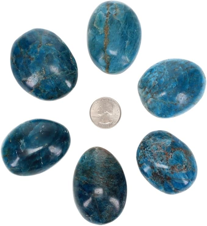 TruEnergy Blue Apatite Palm Stone - 2"