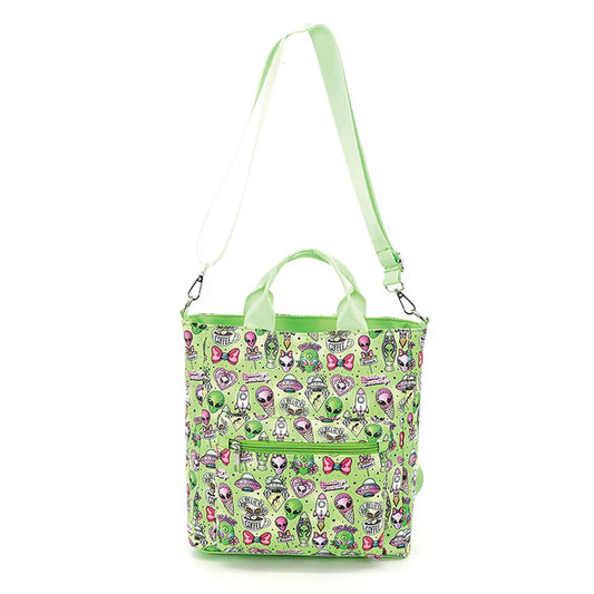 Alien Collage Convertible Backpack