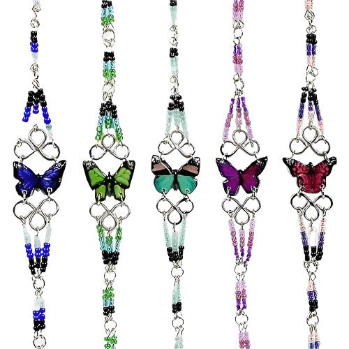 Beaded Butterfly Bracelet