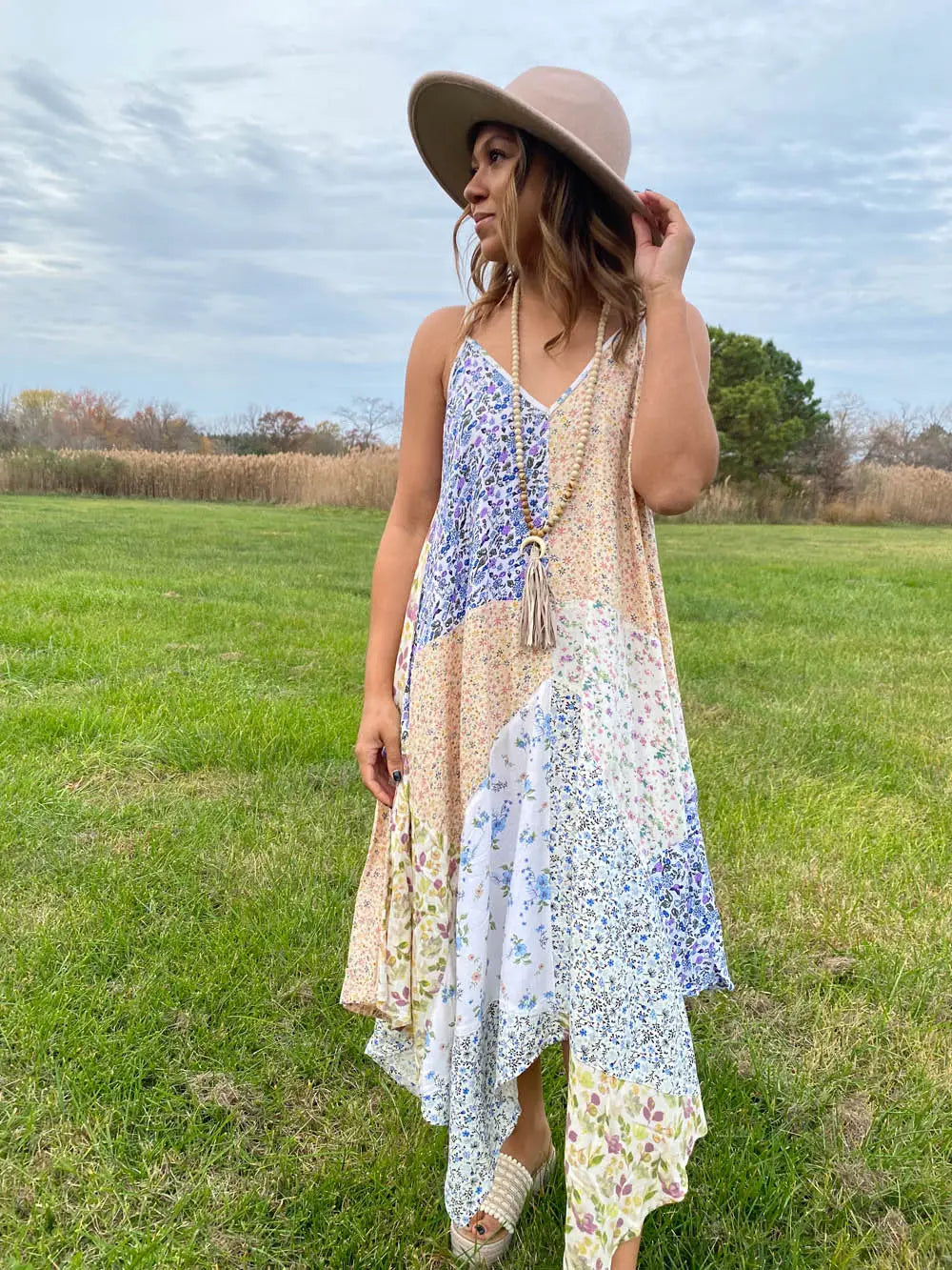 Blue Sky Designs Patchwork Pixie Dress