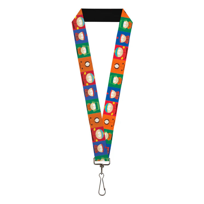 South Park Boys Blocks Print Lanyard