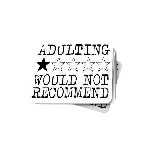 1 Star Adulting Sticker - 2"