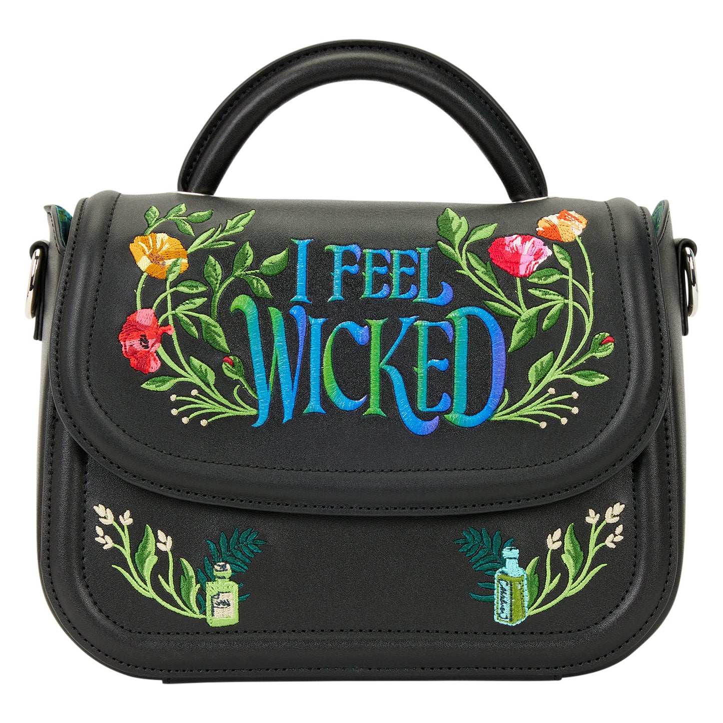 Loungefly Wicked For Good I Feel Wicked Crossbody Bag