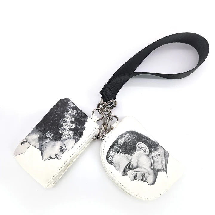 Monstrous Love - Frankenstein & Bride Zippered Wristlet Set