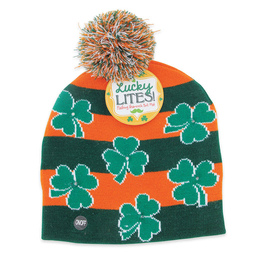 St. Pats Light Up Knit Hat - Assorted Colors SALE