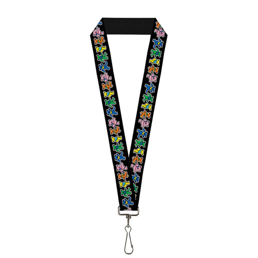 Grateful Dead Dancing Bears Lanyard
