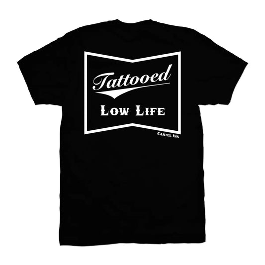 Cartel Ink Tattooed Low Life Pocket T-Shirt
