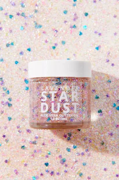 Lavender Stardust Star Dust Glitter Pot - Party