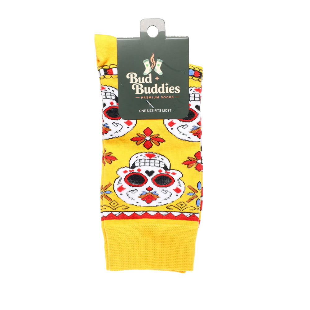 Bud Buddies Novelty Socks - Sugar Skull