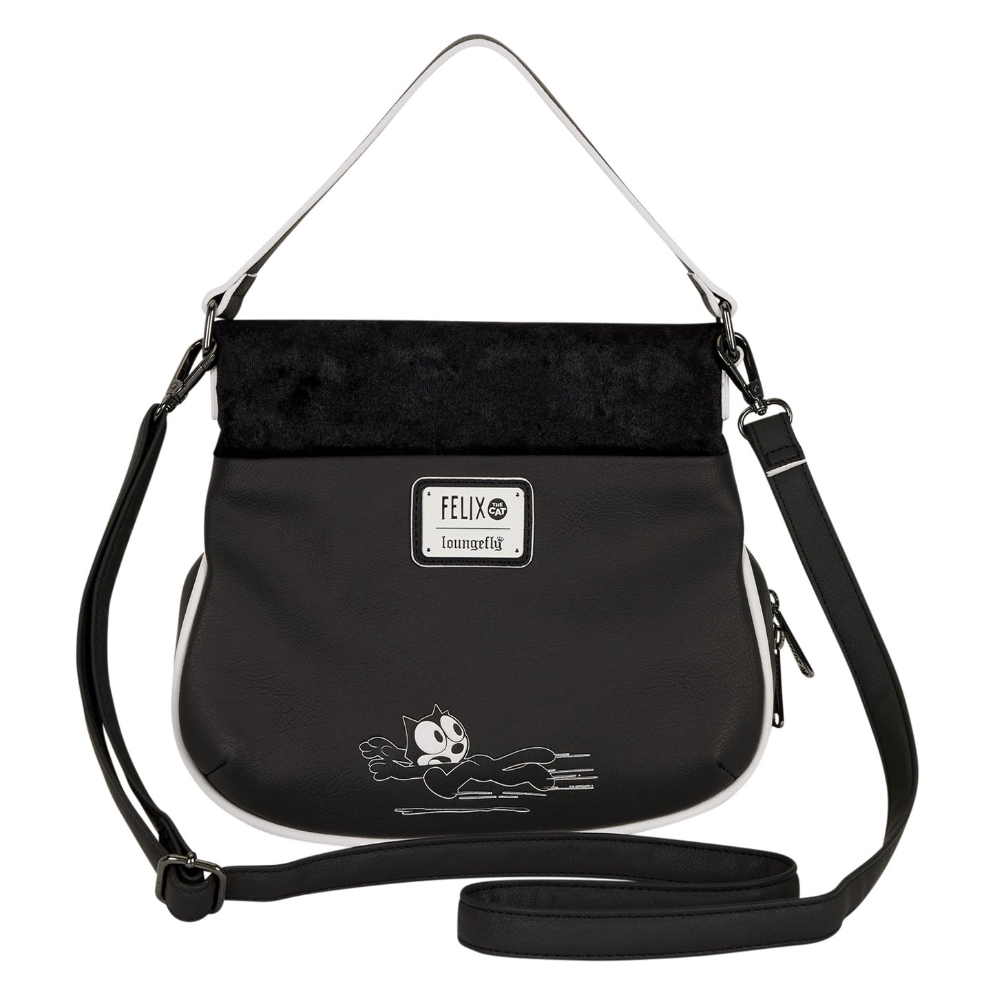 Loungefly Felix the Cat Crossbody Bag with Lenticular Coin Bag