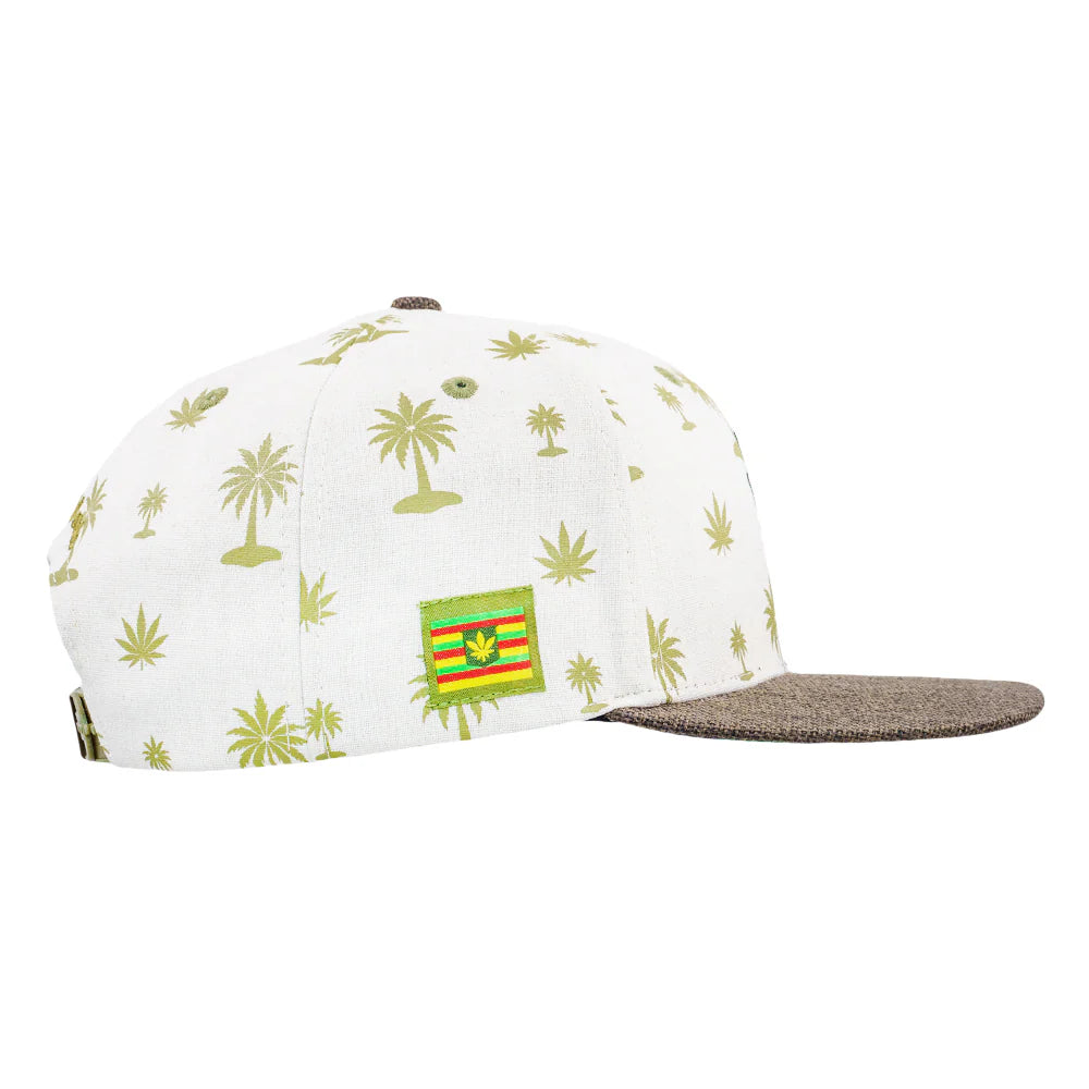 Grassroots California Maui Wowie Tan Snapback Hat