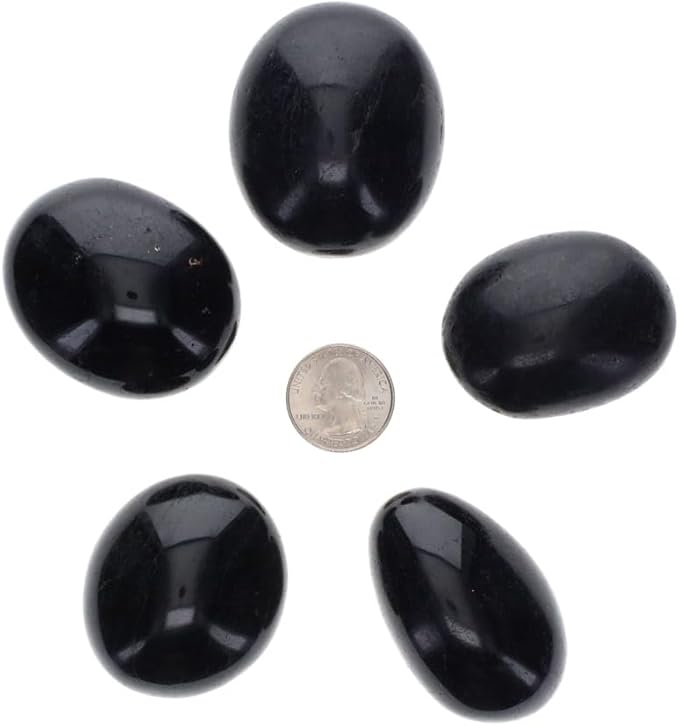 TruEnergy Black Tourmaline Palm Stone - 2"