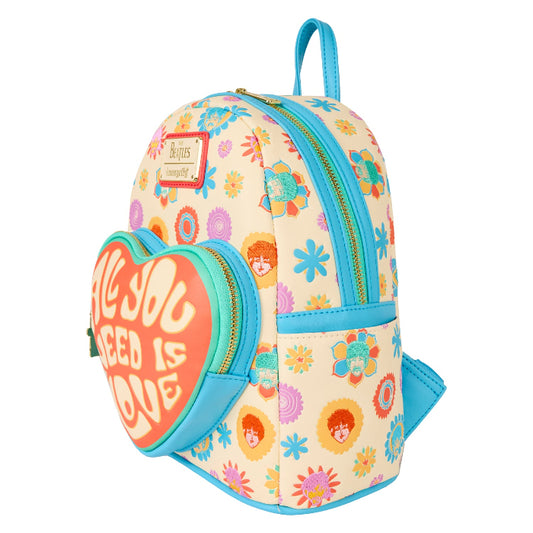 Loungefly The Beatles All You Need Is Love Mini Backpack