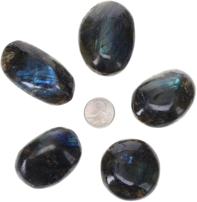 TruEnergy Labradorite Palm Stone - 2"