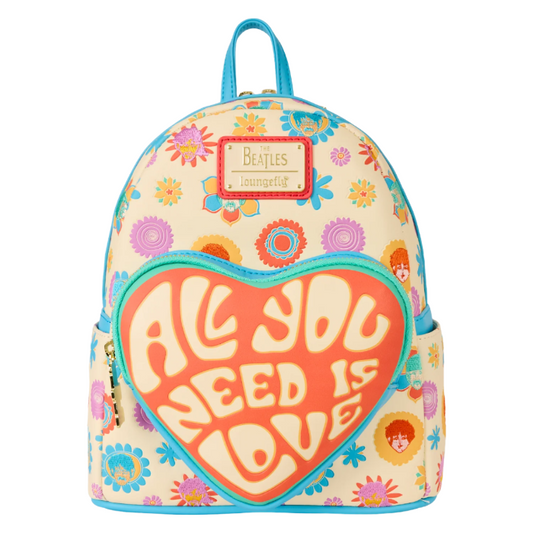 Loungefly The Beatles All You Need Is Love Mini Backpack