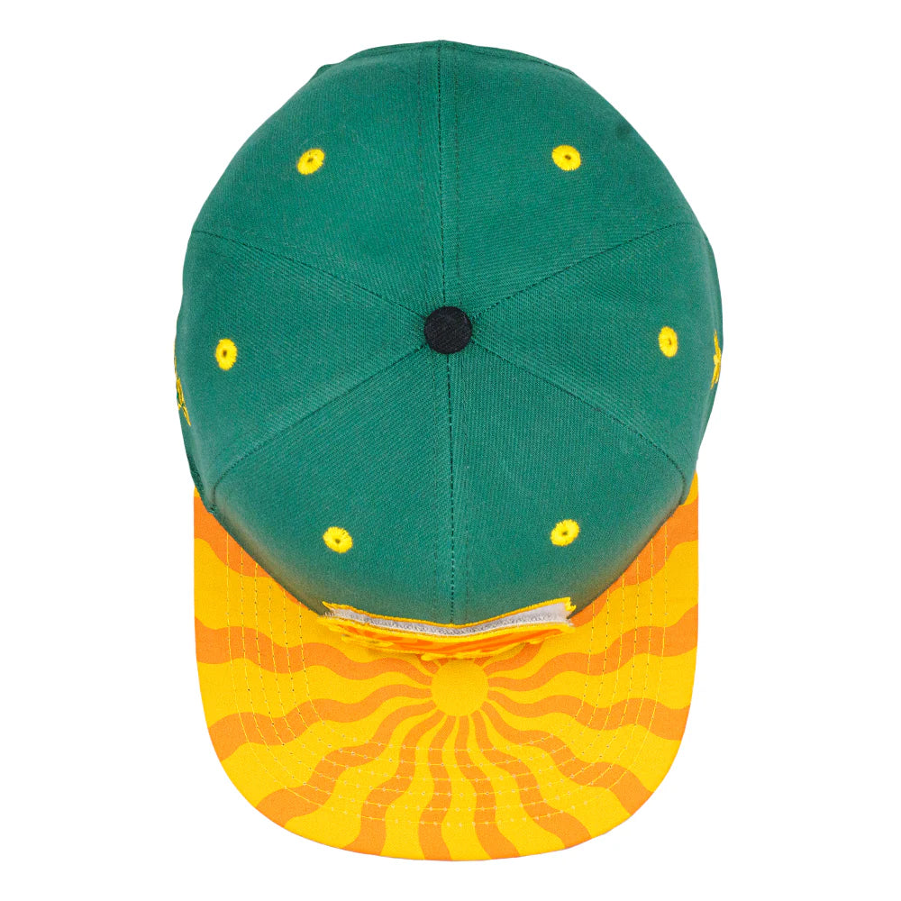 Grassroots California Teapot Removable Bear Green Snapback Hat