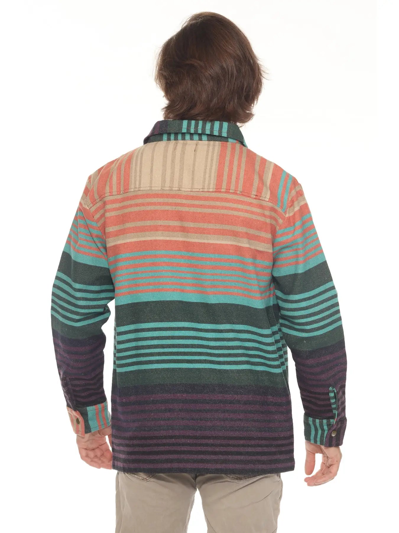 Sediment Zipper Shirt Jacket in Gemstone