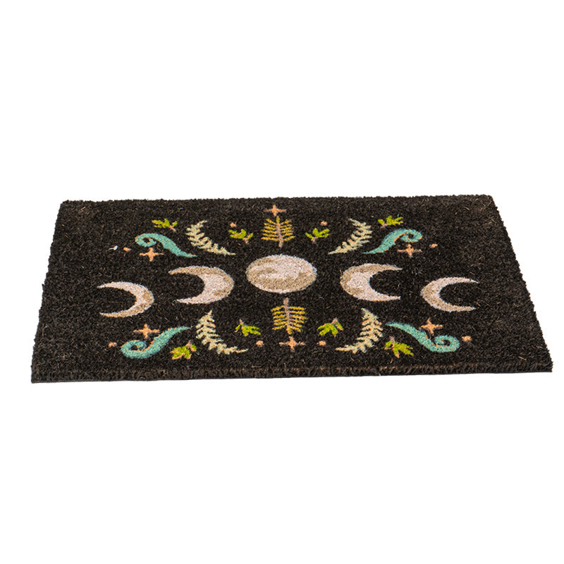 Dark Forest Moon Phase Doormat