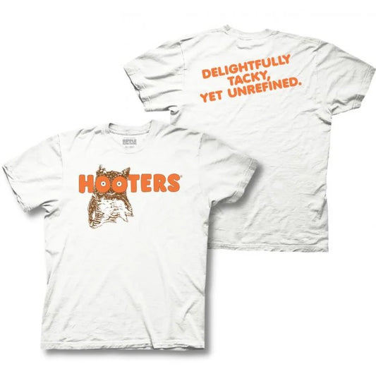Hooters Throwback Logo T-Shirt in White